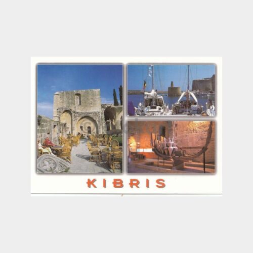 Kıbrıs K.K.T.C Girne Bir Görünüş Kartpostal