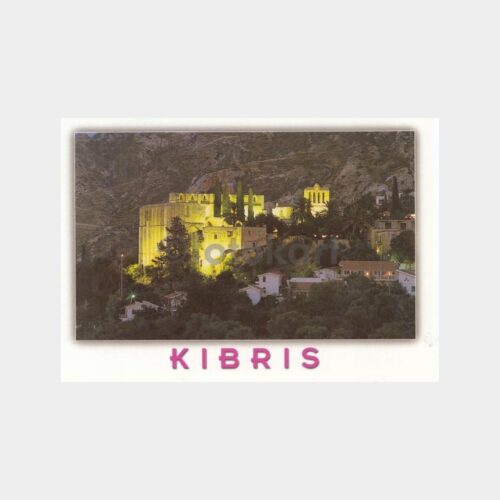Kıbrıs K.K.T.C Girne Bellapais Bir Görünüş Kartpostal