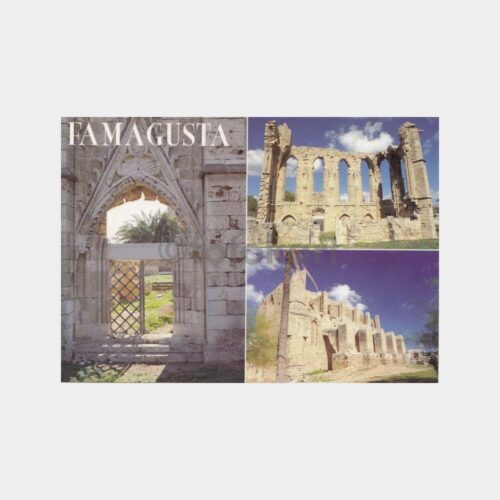 Kıbrıs K.K.T.C Magosa Bir Görünüş Kartpostal
