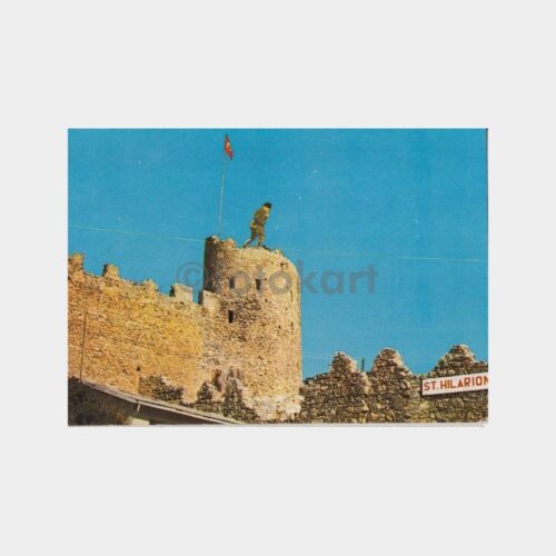 1970 Kıbrıs Girne St Hilarion Kalesi Kartpostal