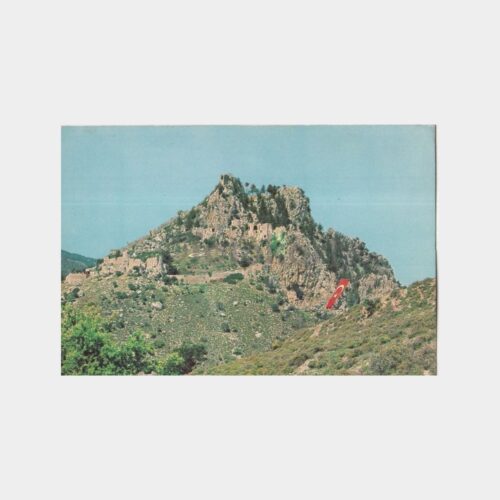 1970 Kıbrıs Girne St Hilarion Kalesi Damgalı Kartpostal