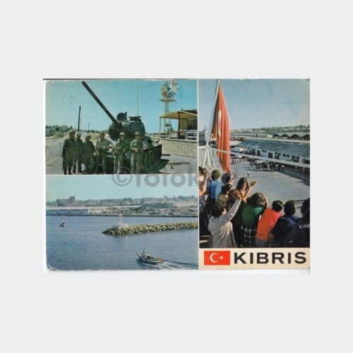 1979 Kıbrıs Girne Magosa Konulu 2 Adet Kartpostal