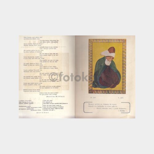 1950 Konya Mevlana Broşürü - Görsel 3