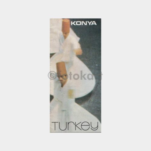 1973 Konya Mevlana Turistik Broşürü