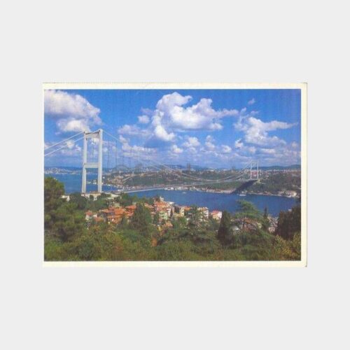 İstanbul Fatih Sultan Mehmet Köprüsü Kartpostal
