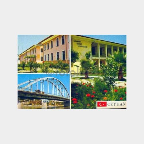 Ceyhan Enstitüleri ve Köprü Kartpostal