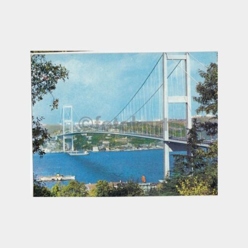 1974 İstanbul Boğaziçi Köprüsü Kartpostal