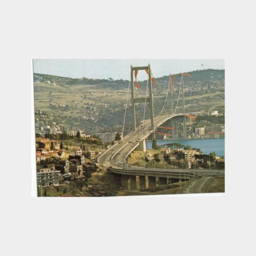 1974 İstanbul Boğaziçi Köprüsü Kartpostal