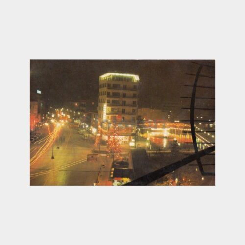 1978 Eskişehir Köprübaşı Gece Görünüş Kartpostal