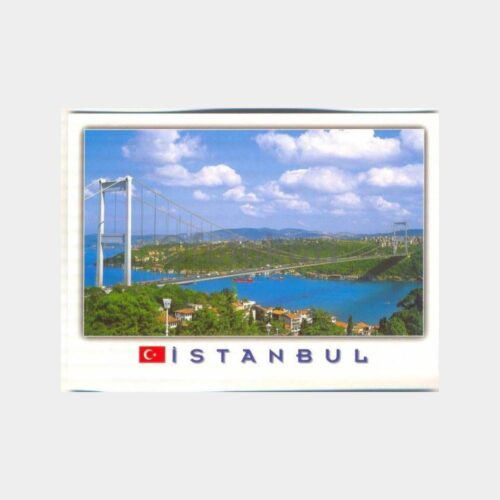 İstanbul Fatih Sultan Mehmet Köprüsü Kartpostal