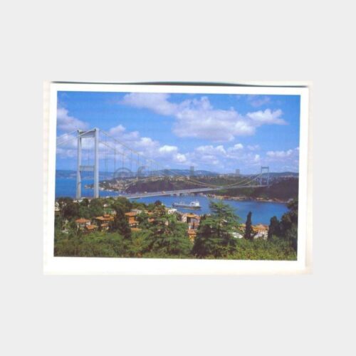 İstanbul Fatih Sultan Mehmet Köprüsü Kartpostal