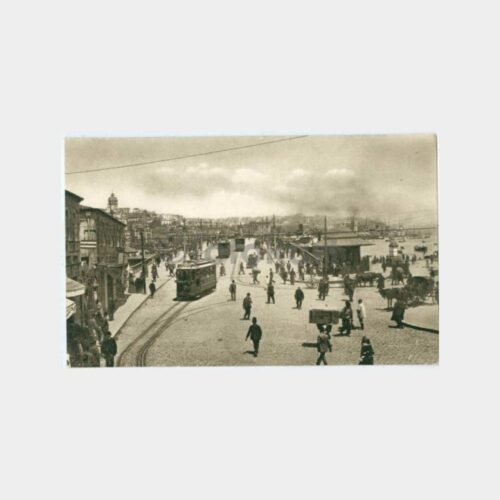 1924 İpekçi Kardeşler - İstanbul Köprü Kartpostal