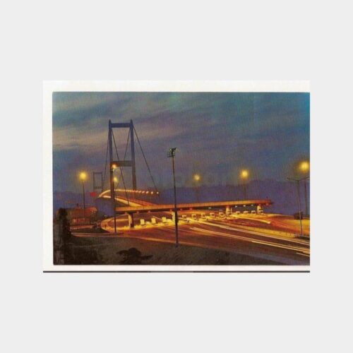 İstanbul Boğaziçi Köprüsü Gece Görünüş Kartpostal