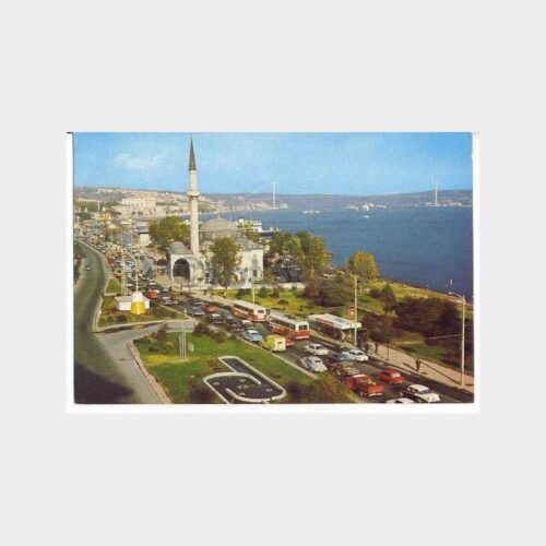 Fındıklı Kabataş ve Köprü Görünüş Kartpostal