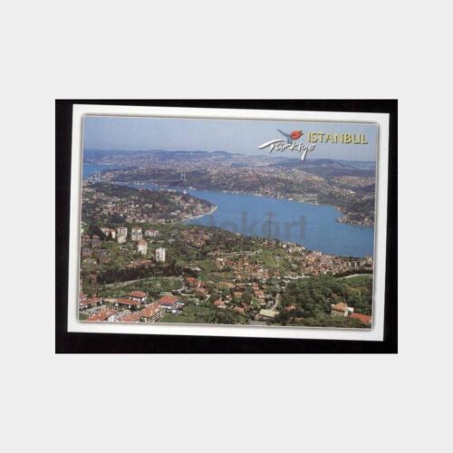 Boğaziçi ve Fatih Köprüsü Görünüş Kartpostal