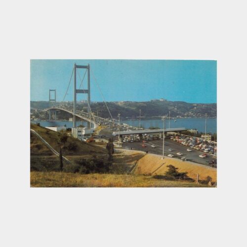 1974 Boğaziçi Köprüsü Havadan Görünüşü Kartpostal