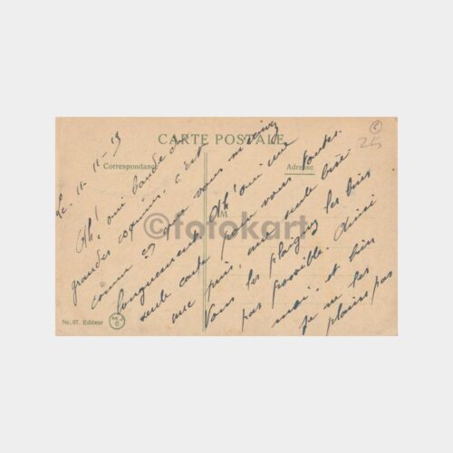 1919 İstanbul Liman Köprü Görünüş Kartpostal - Görsel 2