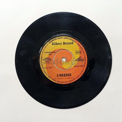 Gilbert Becaud, Natalie-L'Orange 45'lik Plak - Görsel 3