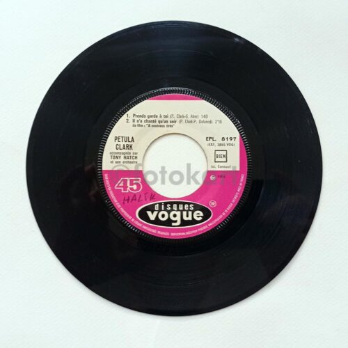 Petula Clark, Ceux Qui Ont Un Coeur Fransa Baskı 45'lik Plak - Görsel 3