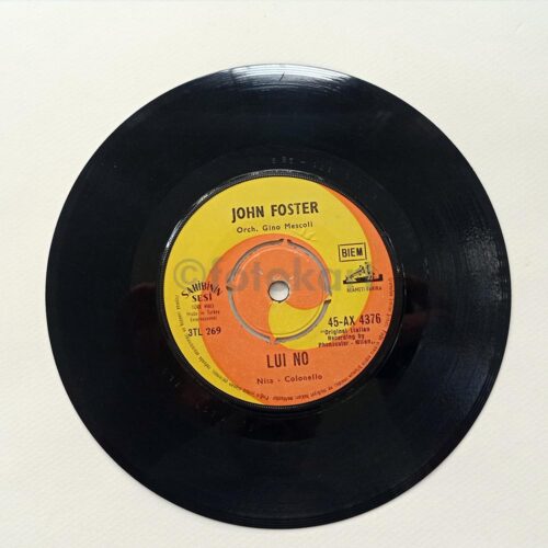 John Foster, E'troppo Facile-Lui No 45'lik Plak - Görsel 2