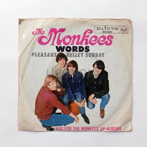 The Monkees, Words-Pleasant Valley Sunday Amerikan Baskı 45'lik Plak
