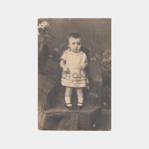 1930 Çocuk Giyim Kültürü Stüdyo Fotoğraf