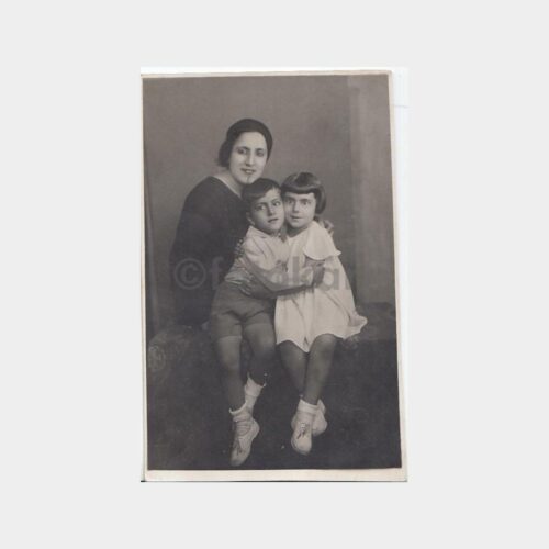 1930 Stüdyo Ana ve Çocuklar Konulu Fotoğraf