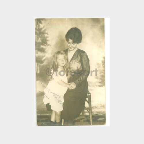 1930 Ana Kız Stüdyo Fotoğraf
