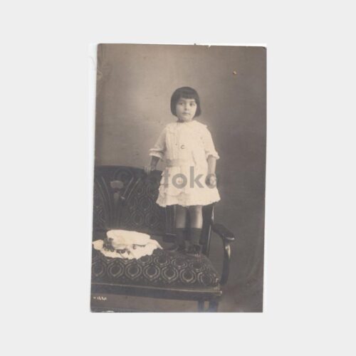 1920 Stüdyo Kız Çocuk Şapka Giyim Fotoğraf