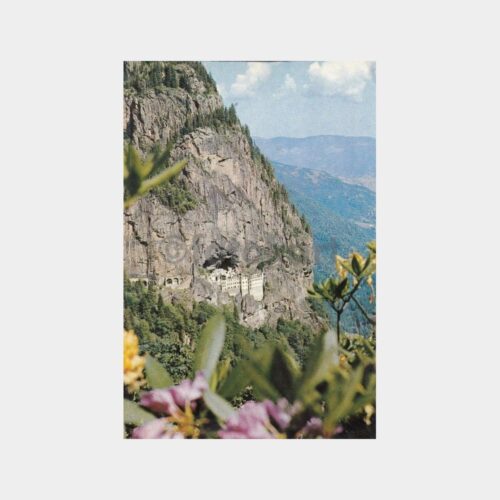 1974 Trabzon Sümela Manastırı Görünüş Kartpostal