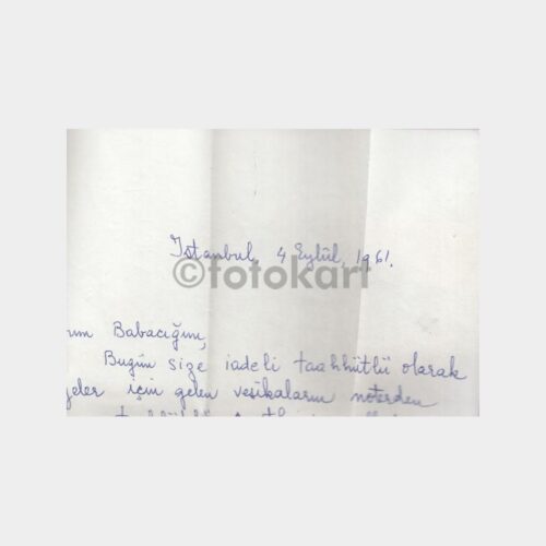 1961 Yassıada Kaşeli Posta Damgalı Zarf - Görsel 3