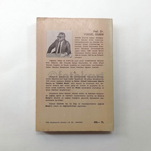 Atatürk ve İktisat - Prof. Dr. Yüksel Ülken - Görsel 2