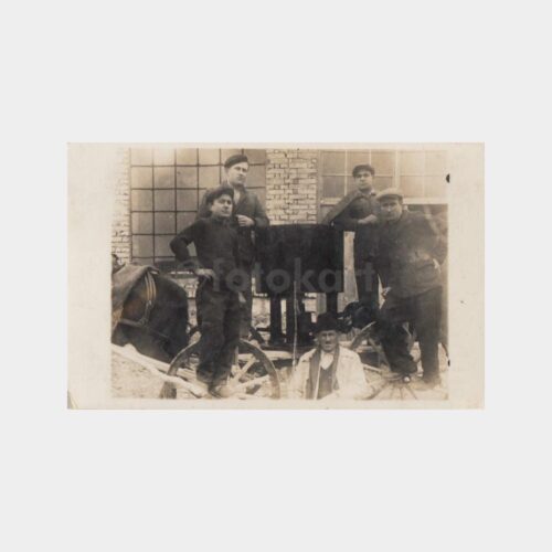 1935 At Arabası - Sanat Okul Öğrenci Fotoğraf