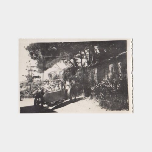 1942 Motorsikletli Araba Konulu Fotoğraf