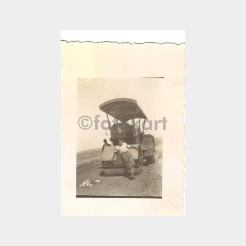 1935 Asfalt Makinesi Silindir Fotoğraf