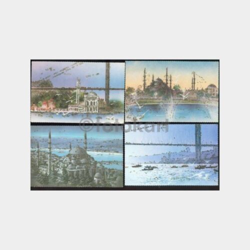 İstanbul Simli Tablo Konulu Aydın Kartlar Serisi