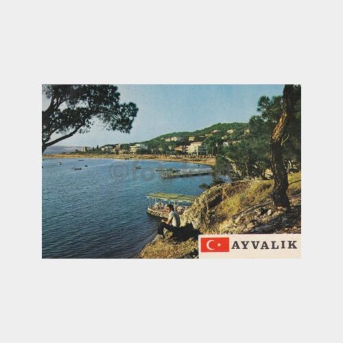 1973 Ayvalık Çamlık Koyu Kartpostal