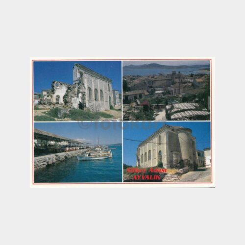 2000 Ayvalık Cunda Adası Görünüş Kartpostal