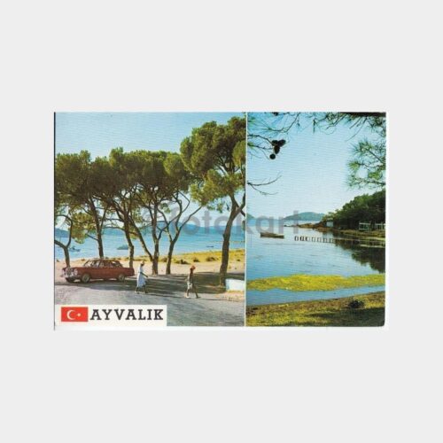 1973 Ayvalık Çamlık Parkı Görünüş Kartpostal