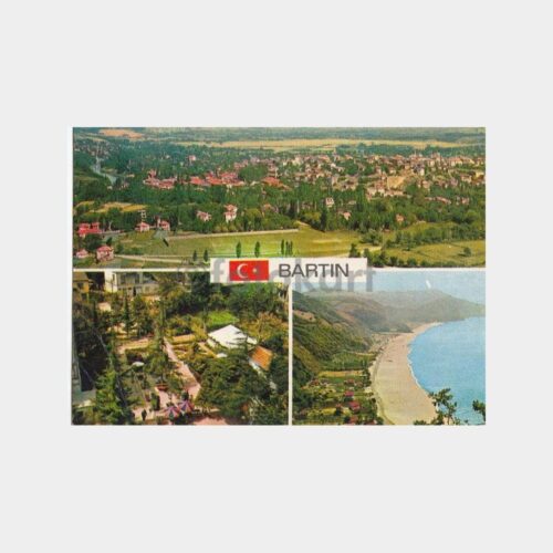 1975 Bartın 3 Görünüş Kartpostal