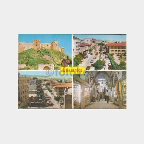1975 Gaziantep Muhtelif Görünüşler Kartpostal