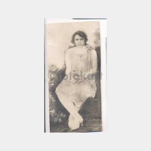 Genç Kız Eski Fotoğraf