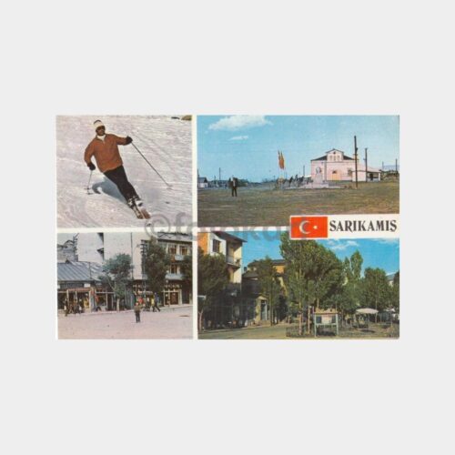 1975 Kars Sarıkamış Genel Görünüşü Kartpostal