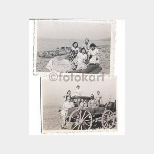 1950 Kartal Maltepe Konulu 2 Adet Fotoğraf