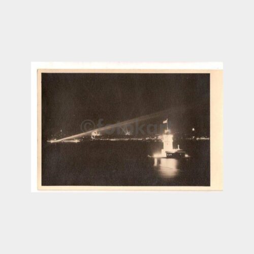 Kız Kulesi - İstanbul Gece Görünüşü Fotoğraf