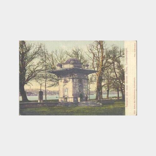 İstanbul Küçüksu Çeşme -Editör Fruchtermann- Kartpostal