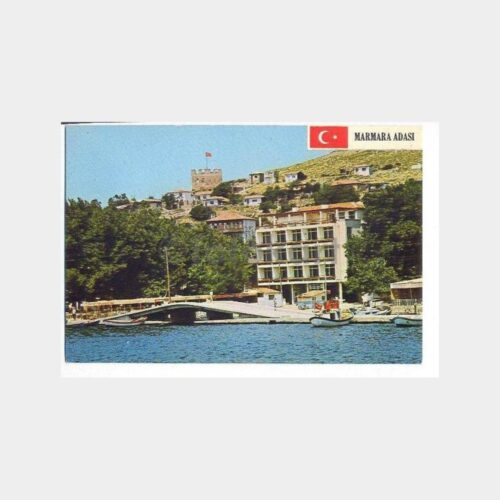 1976 Marmara Adası Posta Damgalı Kartpostal