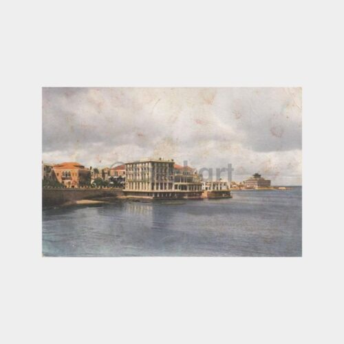 1937 Beyrut - Afyon Posta Damgalı Kartpostal