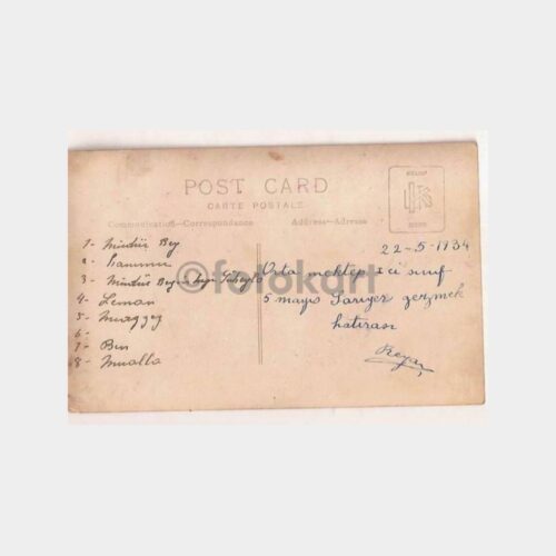 1934 Orta Mektep Sarıyer Gezisi Fotoğraf - Görsel 2