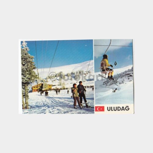 1975 Uludağ Beceren Otel Konulu Kartpostal